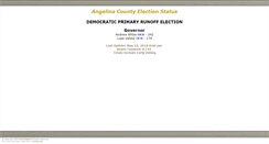 Desktop Screenshot of election.angelinacounty.net