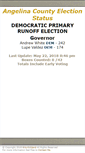 Mobile Screenshot of election.angelinacounty.net